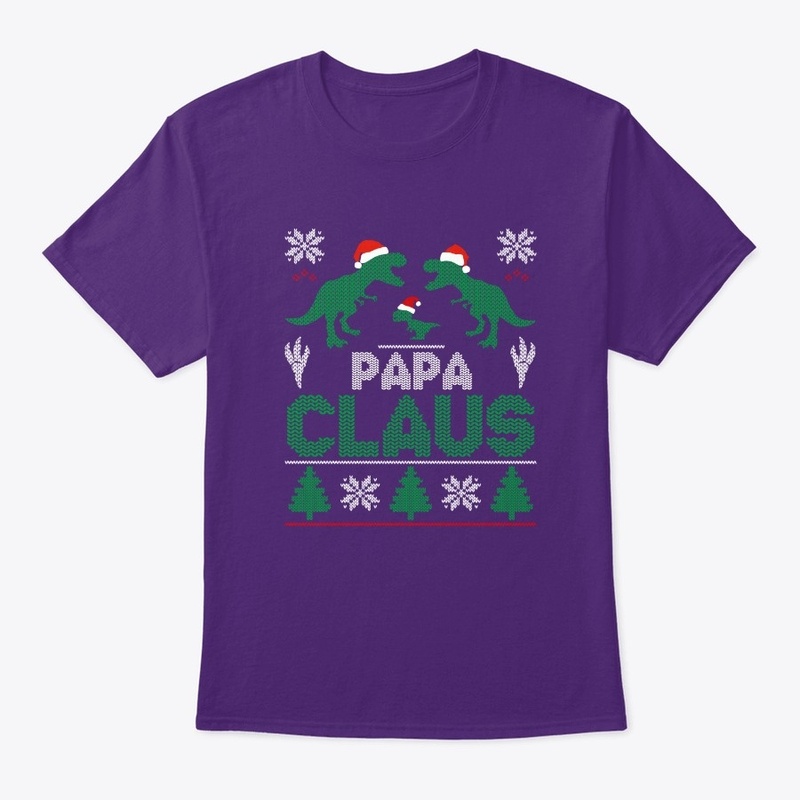 Mens Funny Papa Claus Christmas T-Shirt 