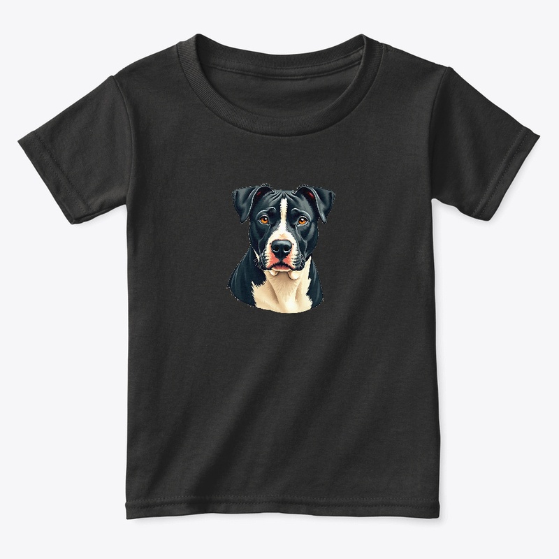 Beautiful Pitbull Illustratio