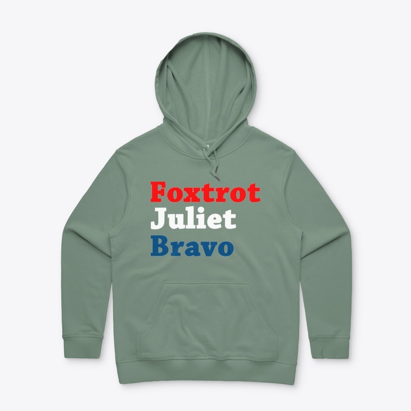 Foxtrot Juliet Bravo Red White Blue