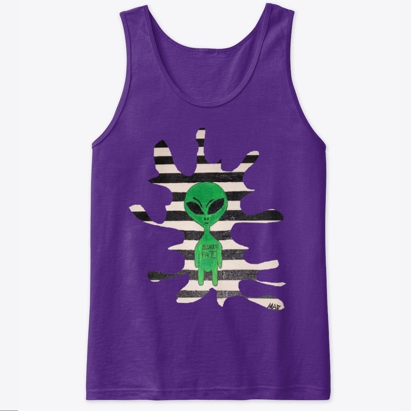 Striped Alien Splatter Attire