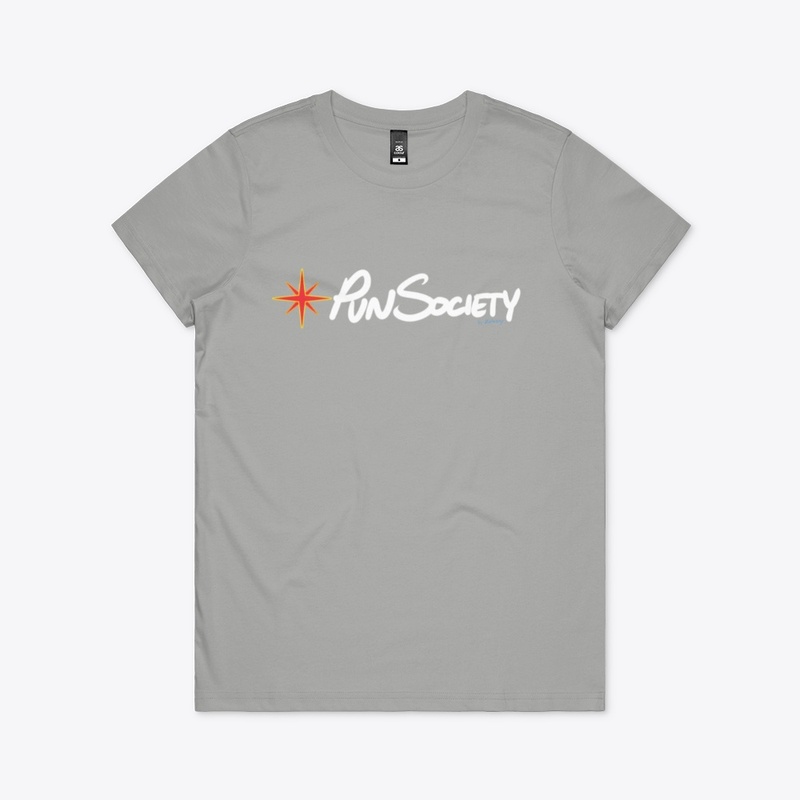 Pun Society - White Logo