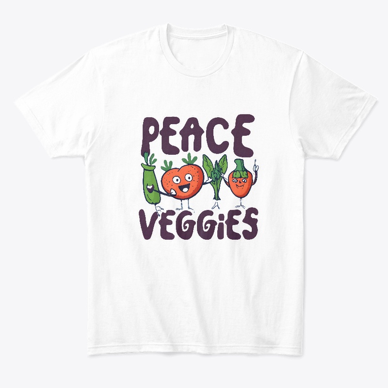 Peace Love Veggies T-shirt