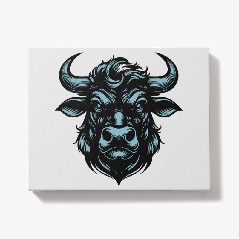 Striking Angry Cow Graphic