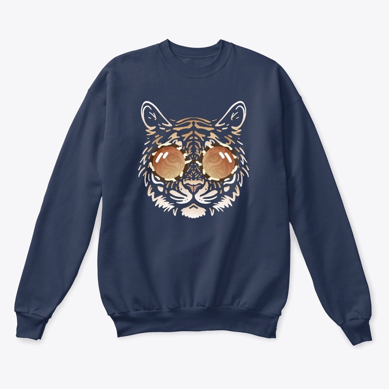 Cute Tiger in Sunglasses (Colored+sg01)