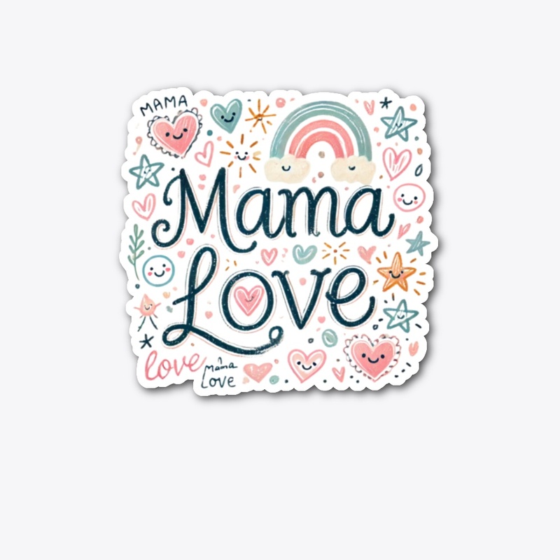 Mama Love – Kid’s Handwriting Tee