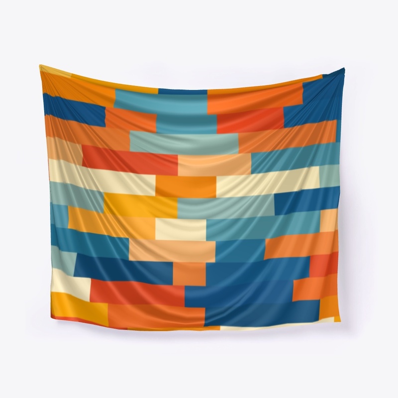 Colorful Retro Colored Bricks