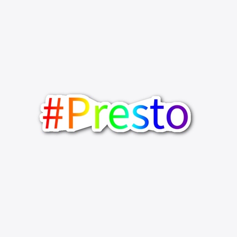 Presto Pride Stickers Standard áo T-Shirt Front