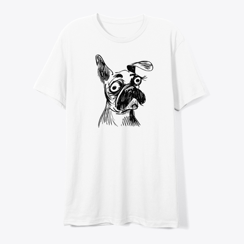 French Bulldog Sketch - Funny Dog Design
