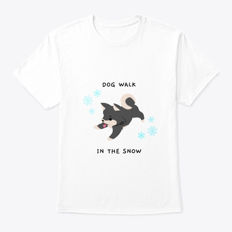 Dog Walk in The Snow