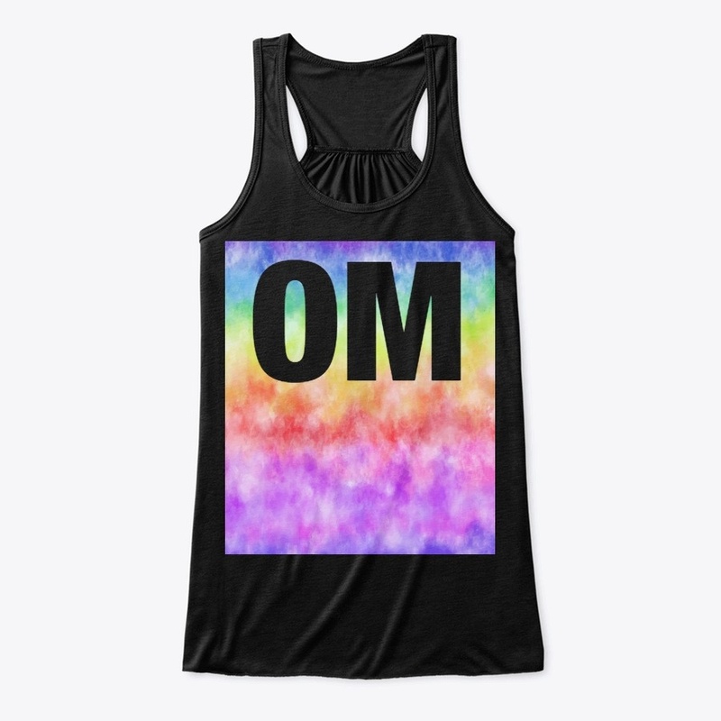 Rainbow tie dye | Yoga | Om
