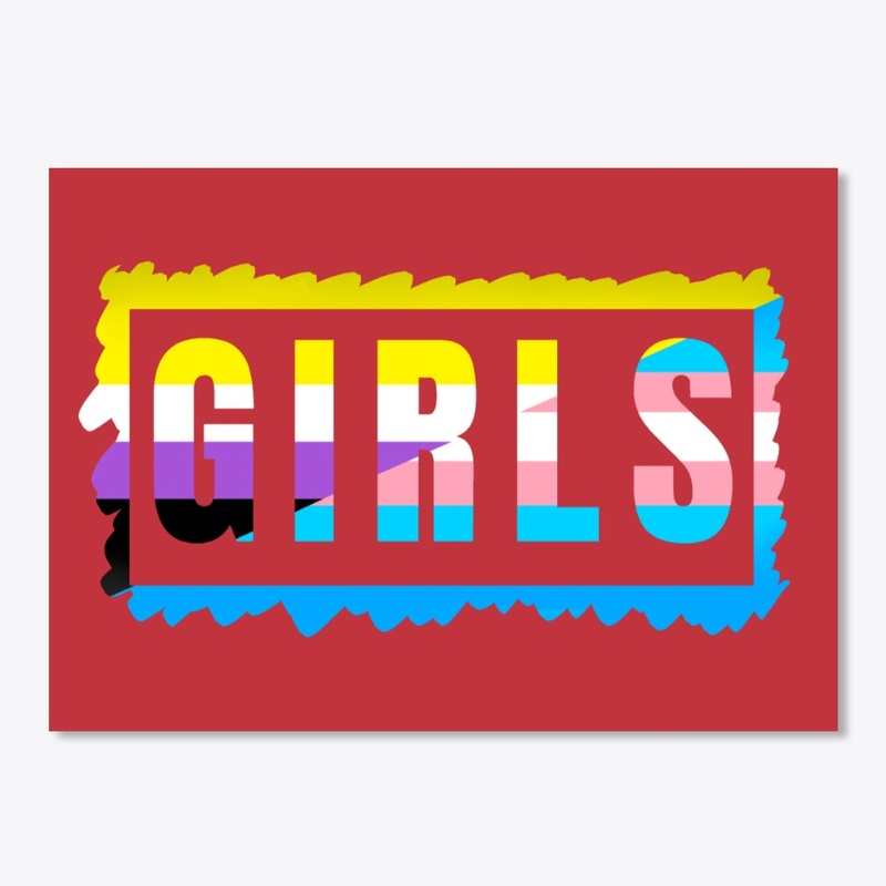 Non-binary Trans Flag Girls