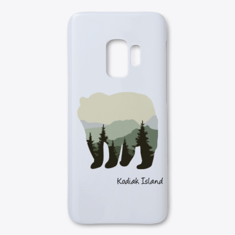 Kodiak Island Bear Silhouette
