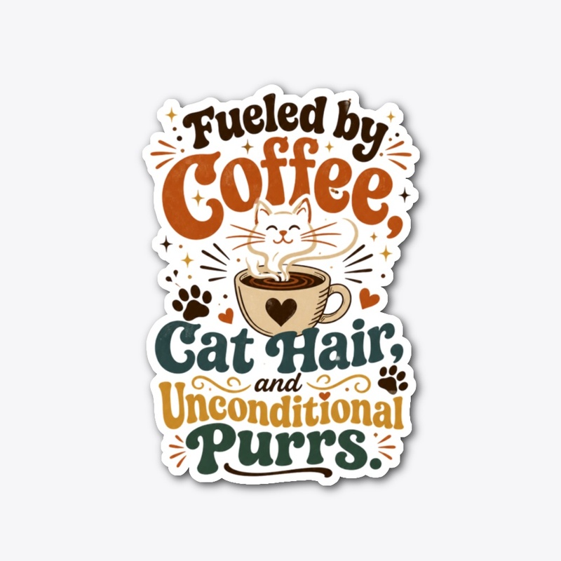 Coffee Cat Hair Purrs Gear