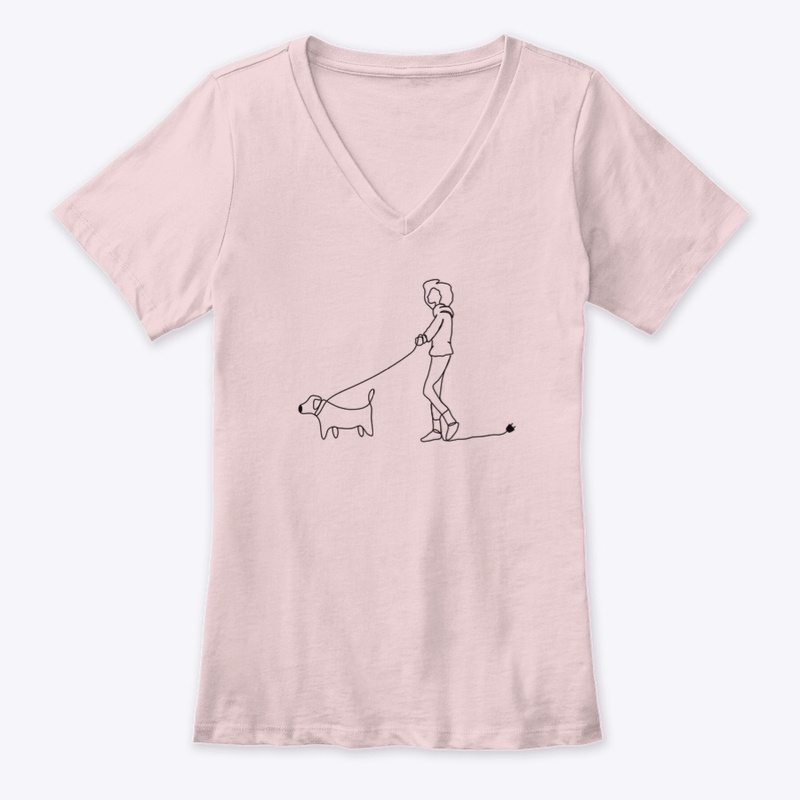 Unplug Dog Black Line