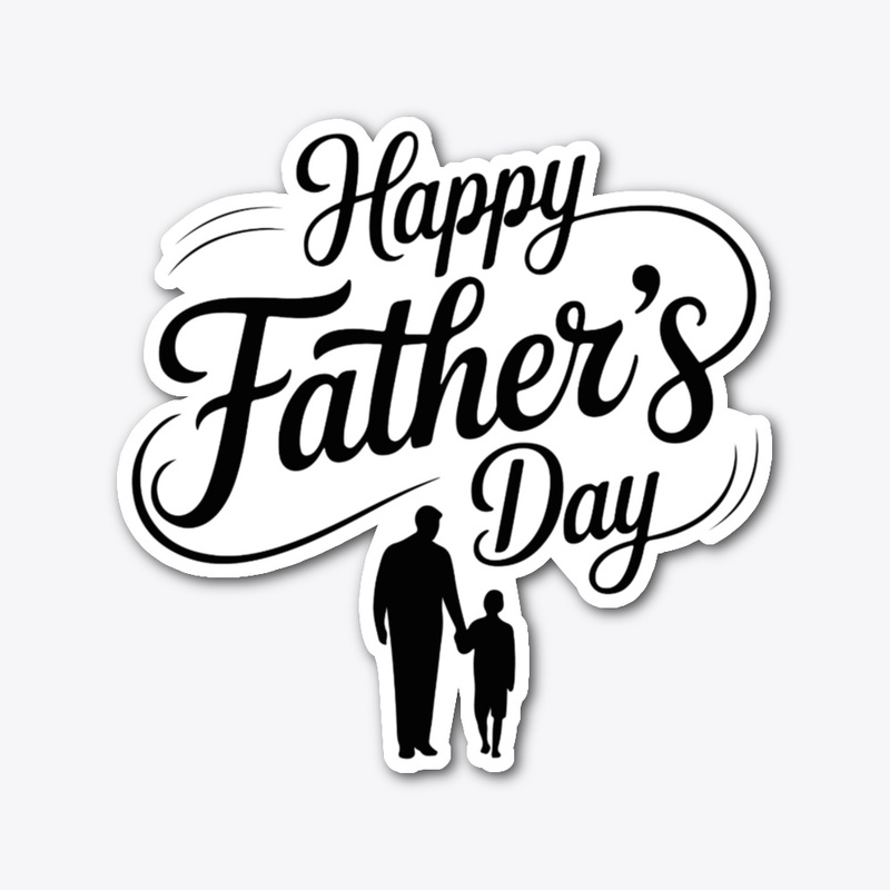 Happy Father’s Day" typography design