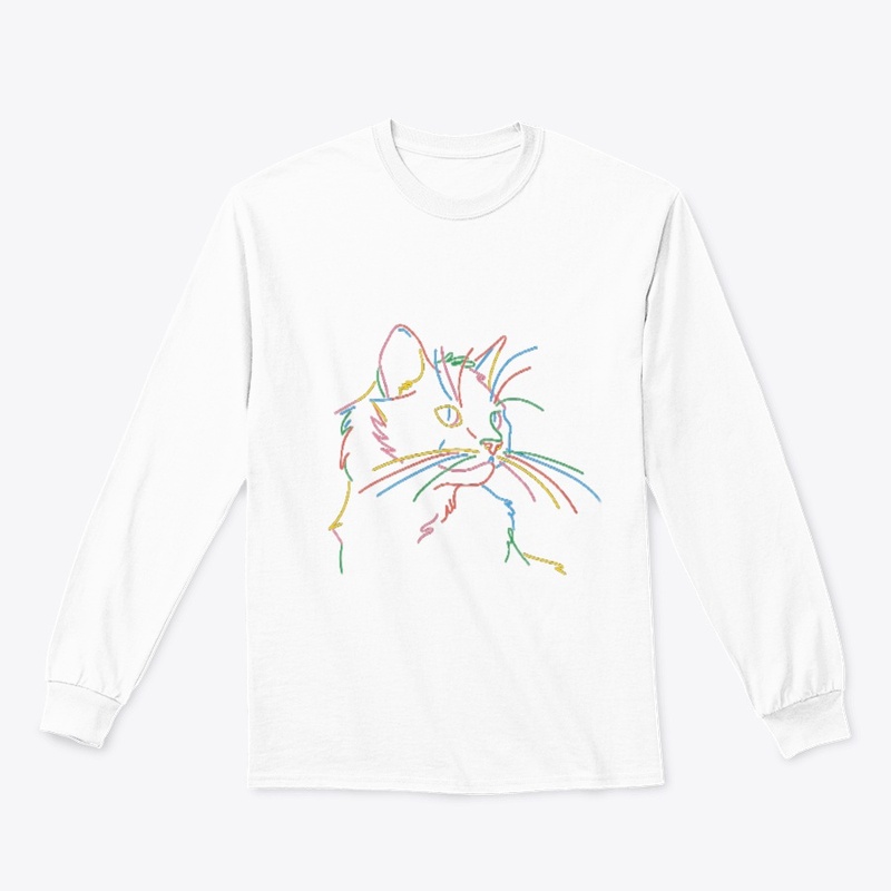 Cat Print T-Shirt & Hoodies