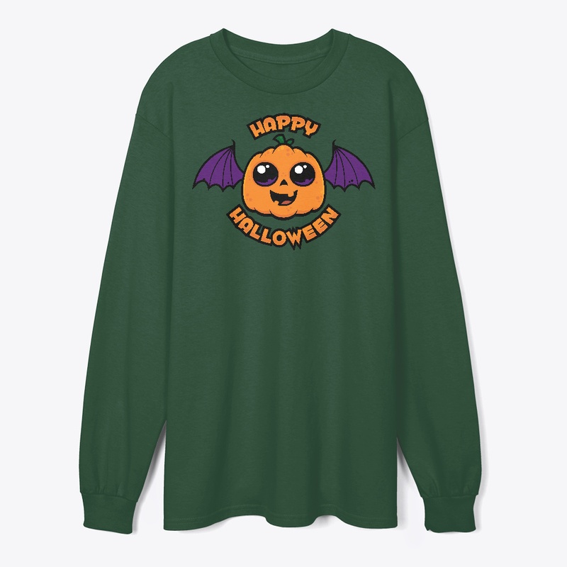 Happy Halloween Kawaii Pumpkin