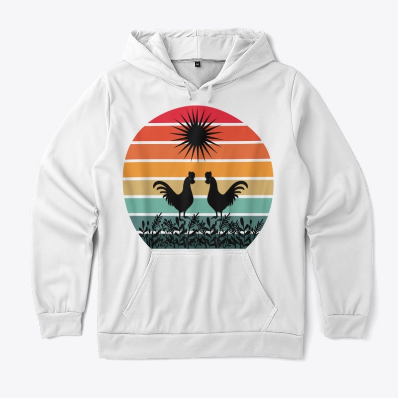 Retro vintage sunset design