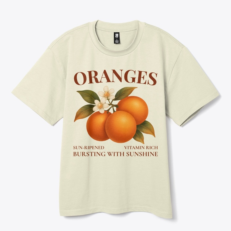 Vintage Orange | Botanical Citrus Art