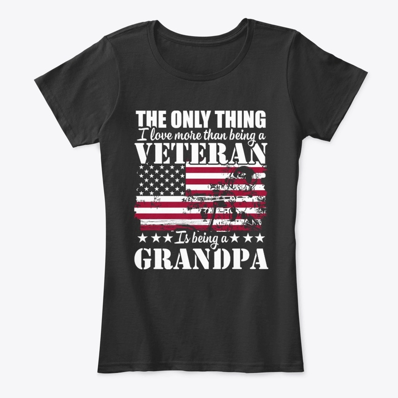 Veteran Grandpa Slim Fit T-Shirt