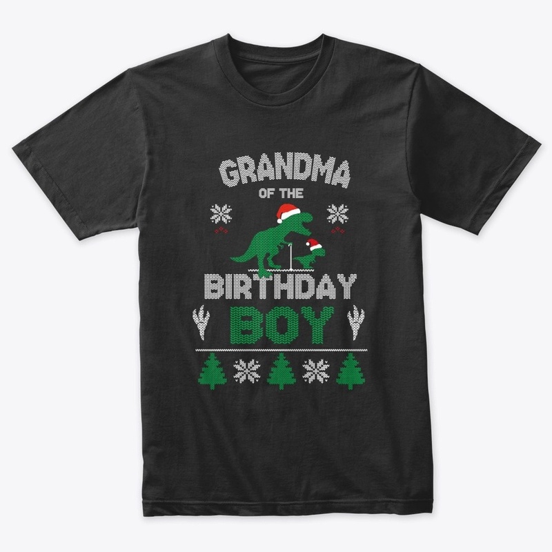 Grandma of the Birthday Boy Matching T-R