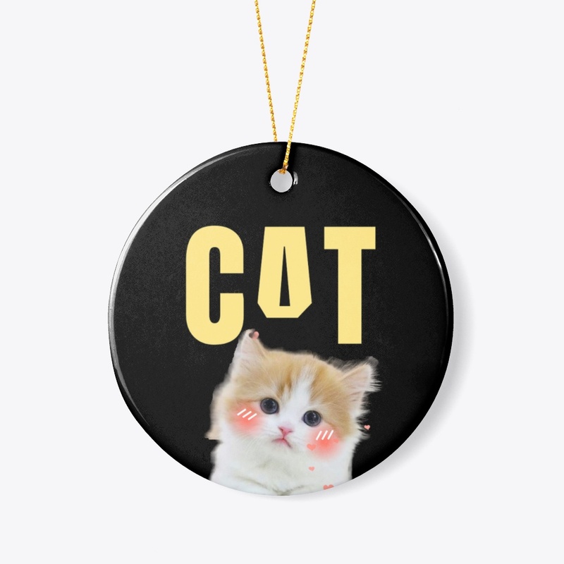 Trendy 'CAT' T-Shirt with Cat Graphic"