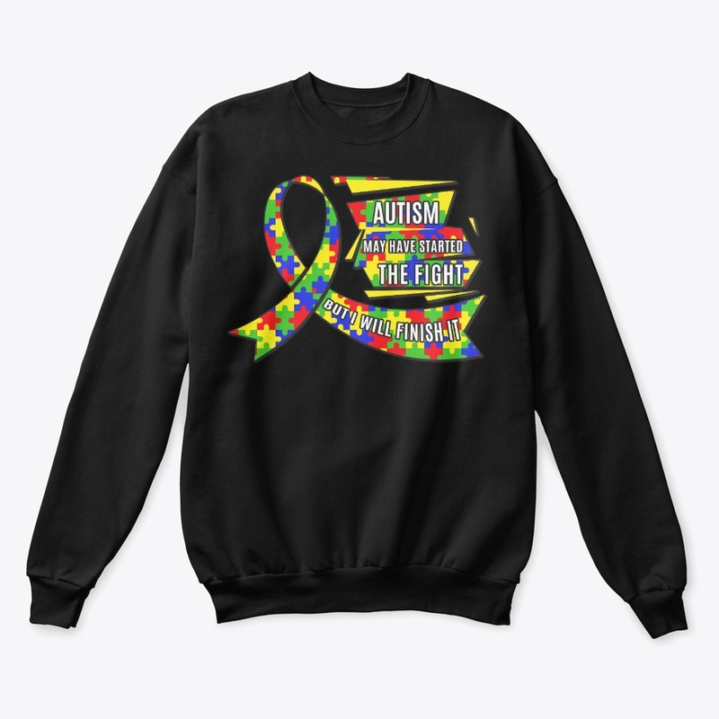 Autism Awareness Gift Finish The Fight