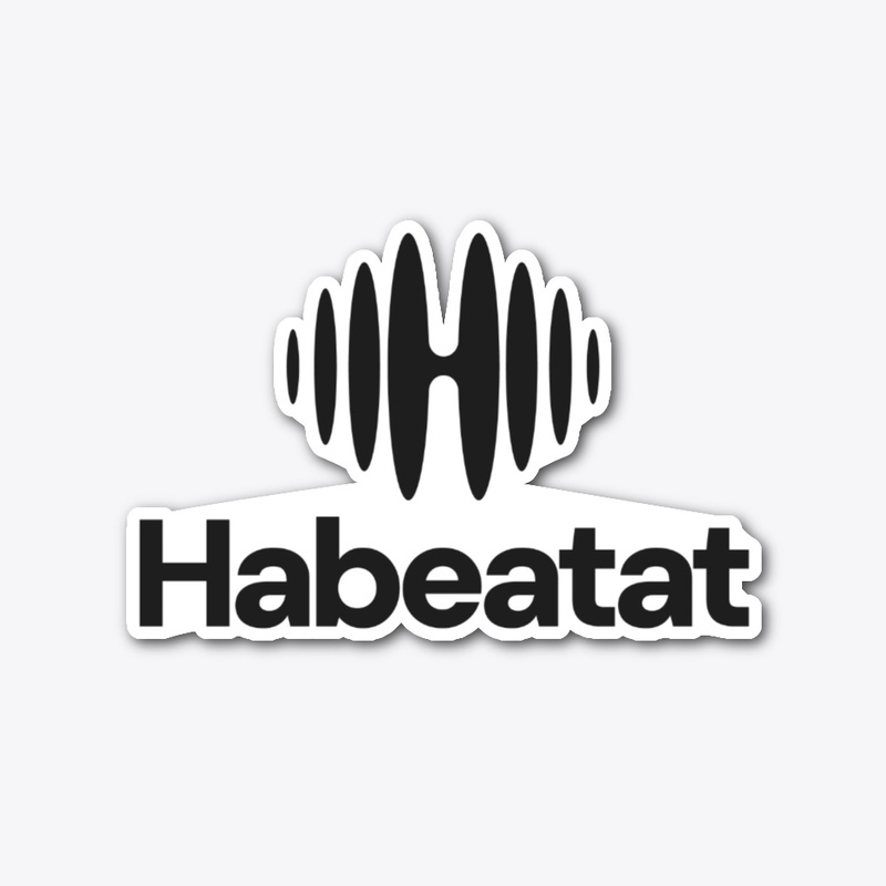 Habeatat Retro Collage Label