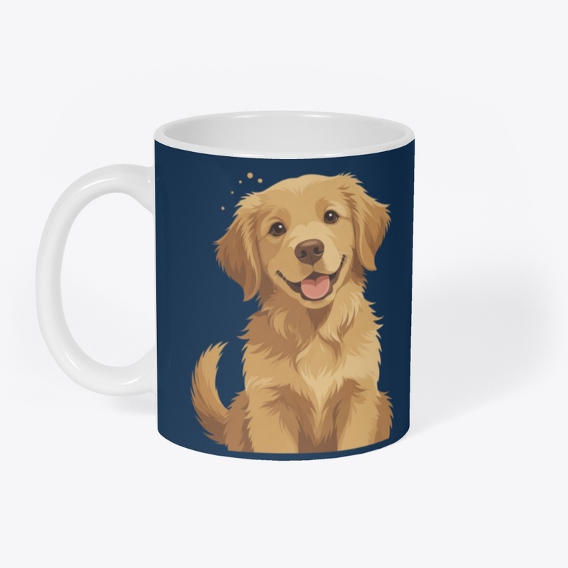 Happy Golden Retriever Puppy