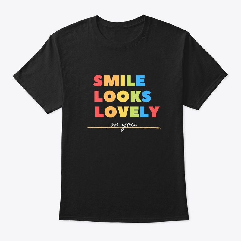 Positive smile looks lovely on you