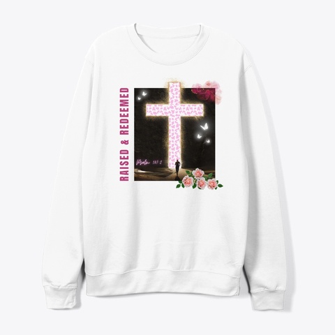 Running To The Cross Merch White T-Shirt Front