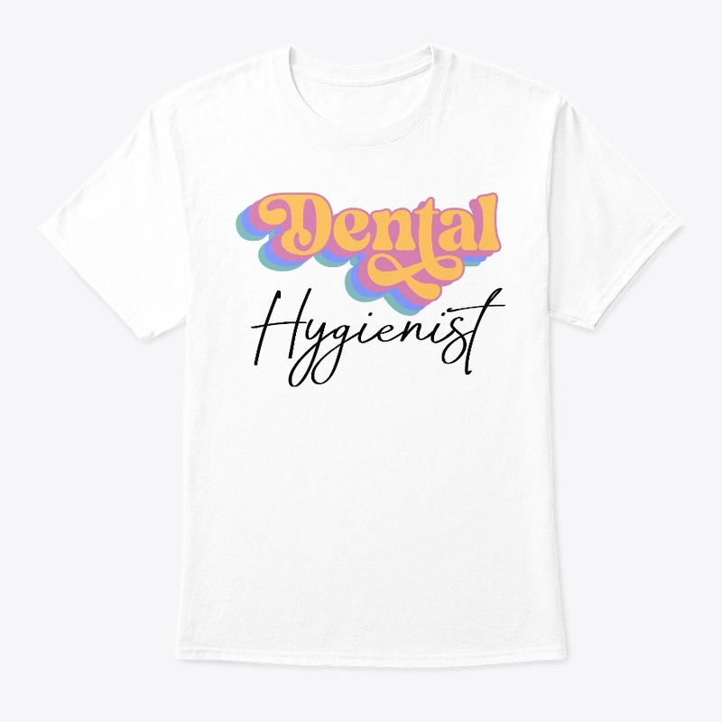 Dental Hygienist Retro Design T-Shirt