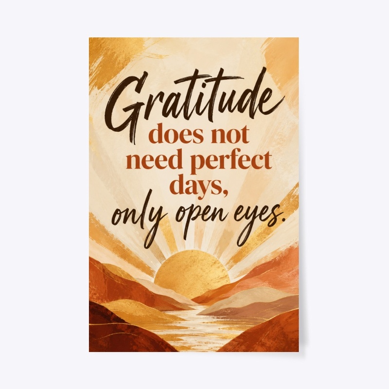 Perfect Days Quote Art