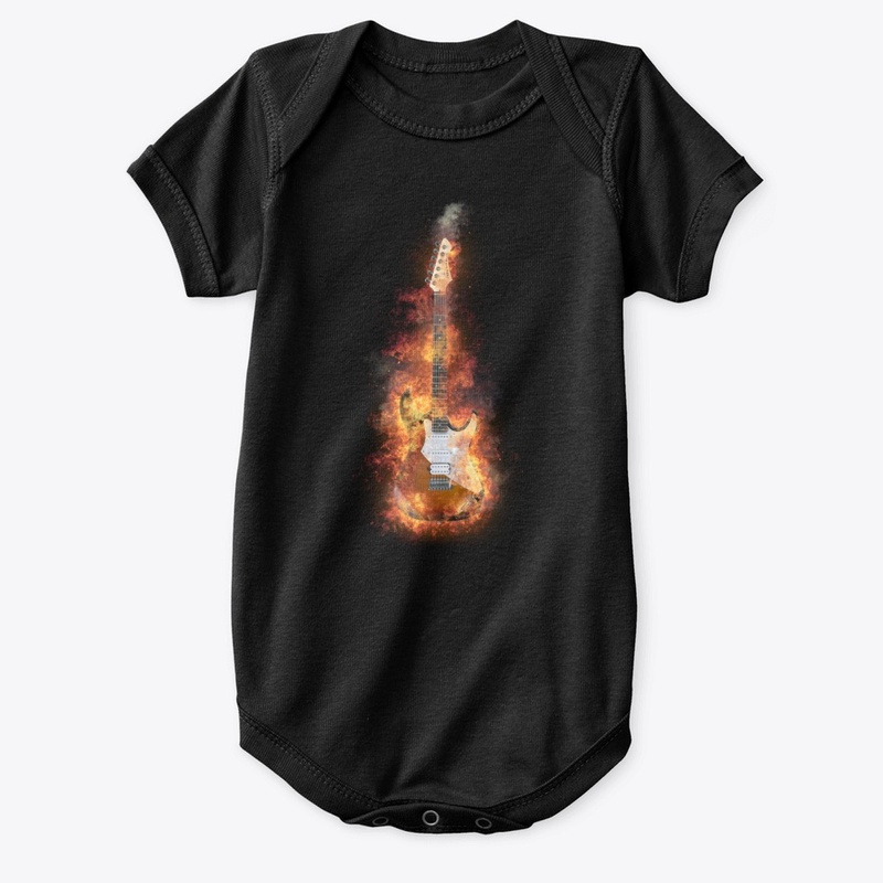 Flaming guitar 2