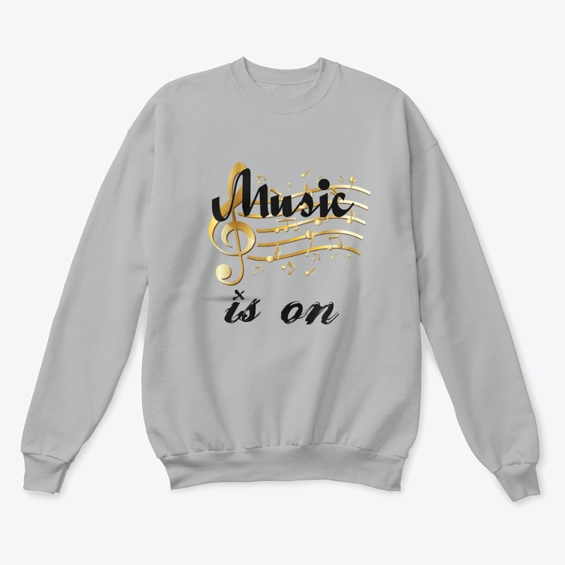 Music is on tees,music notes,rhythm,rock