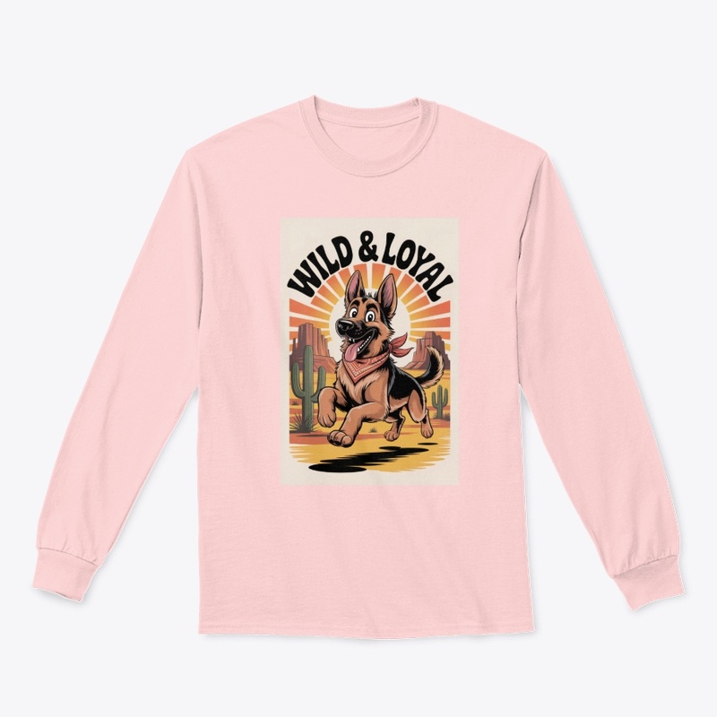  Retro 70s German Shepherd Tee