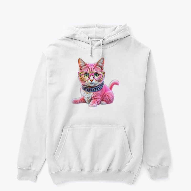 Pink Cat in Shades Tee: Feline Fab!