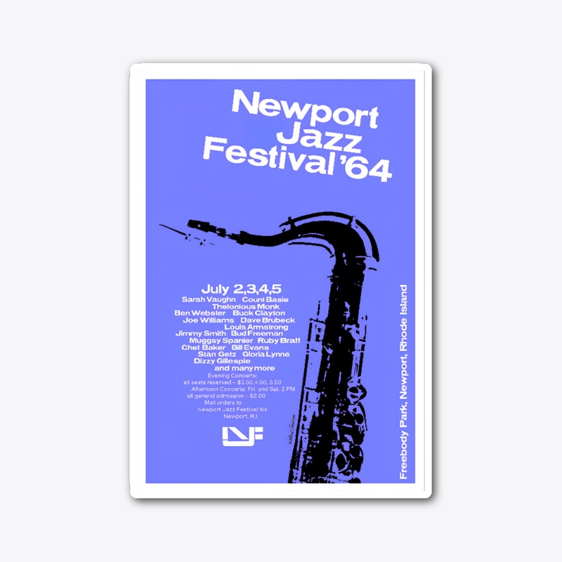 Vintage Newport Jazz Fest '64 Poster