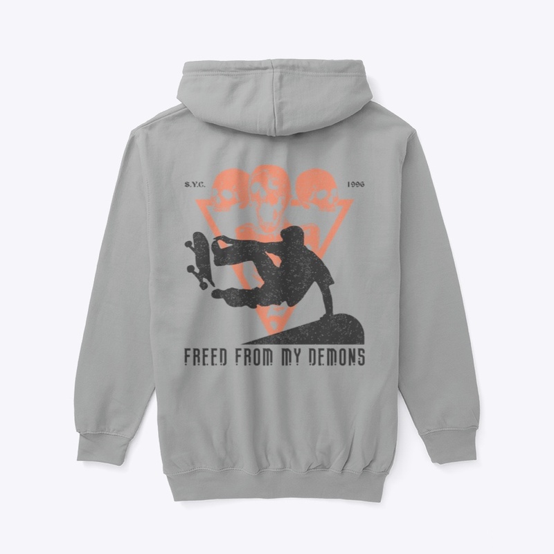 Freed from my demons - Skateboard design
