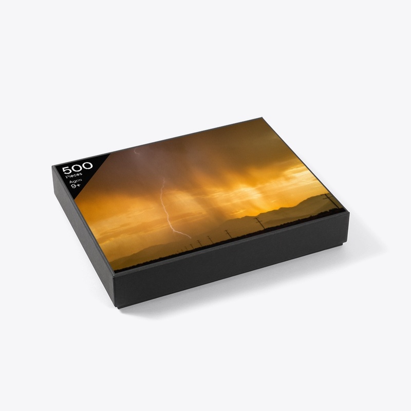 Lightning at Sunset Puzzle