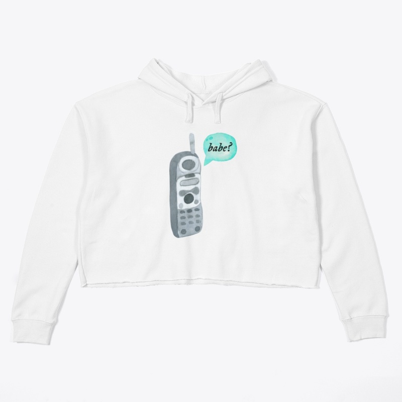 Babe watercolor phone design