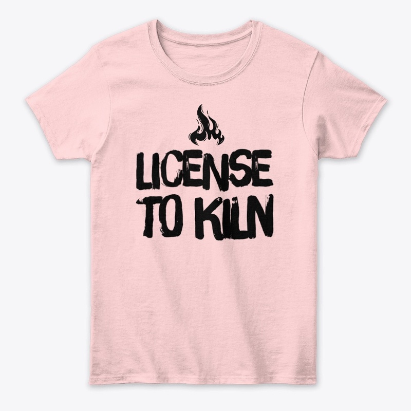 License to Kiln Black Pottery Ceramics