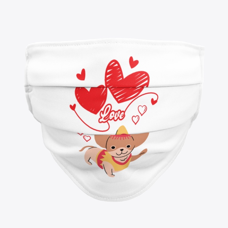 Love dog graphic 