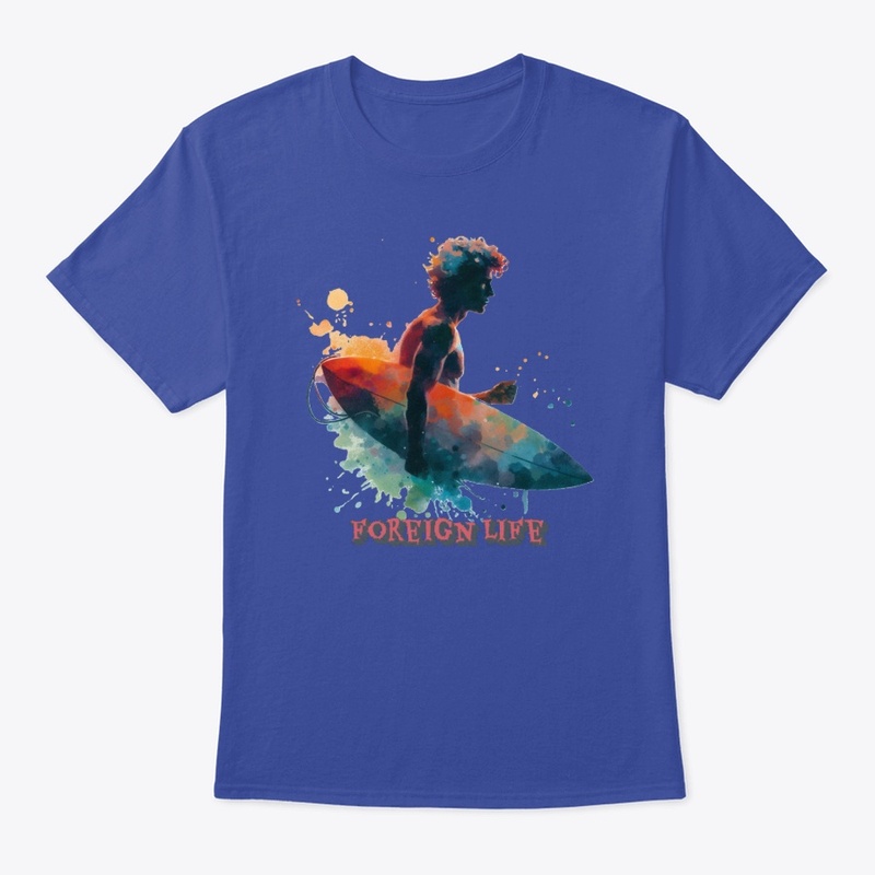Foreign Life Spray Painted Surfer