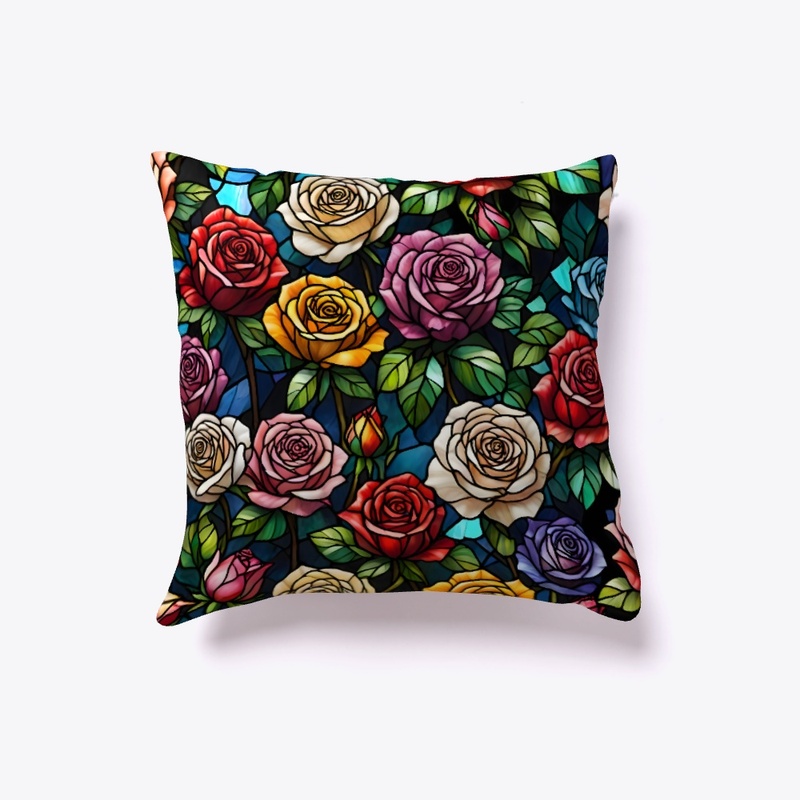 Stained Roses All-Over Print