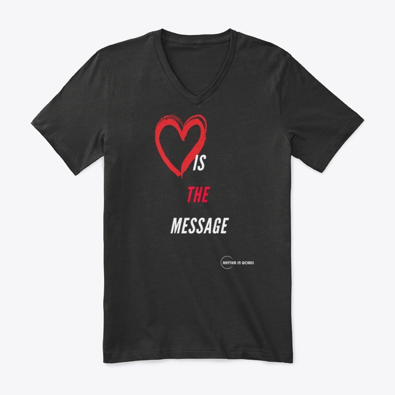 Love truly is the message (black)