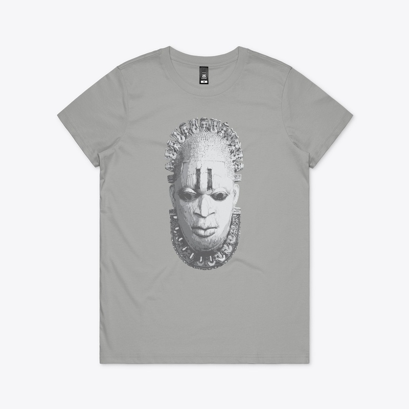 Benin Bronze Mask Of Queen Idia