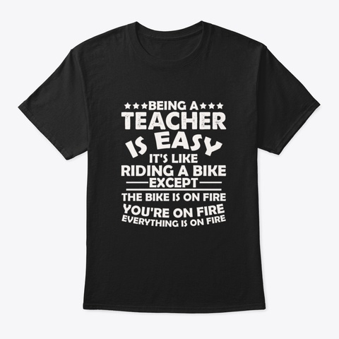 Funny Teacher History Teachers Bring Up  Black T-Shirt Front