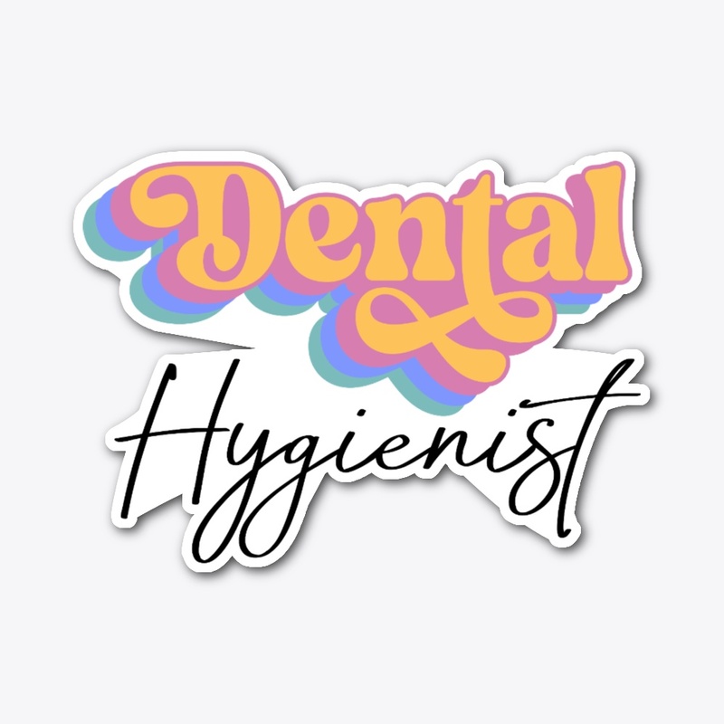 Dental Hygienist Retro Design T-Shirt