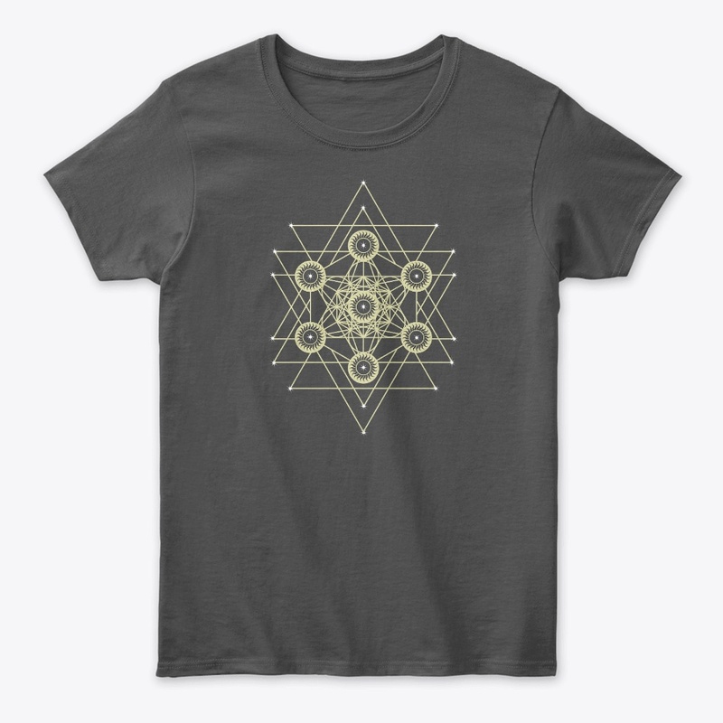 Sacred Geometry Metatron's Cube T-shirt